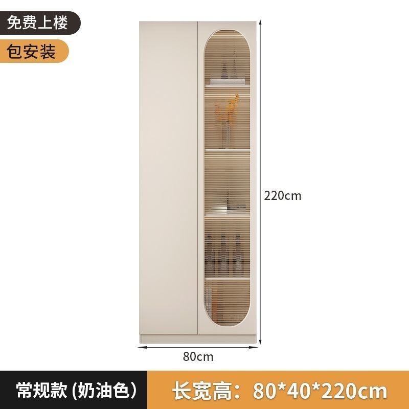 实木餐边柜一体靠墙现代简约客厅置物柜餐厅茶水柜酒柜收纳储物柜