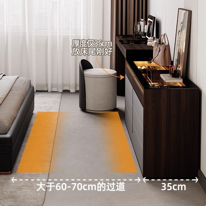 意式极简斗柜轻奢高级感卧室床尾收纳柜八斗储物置物衣帽间首饰柜