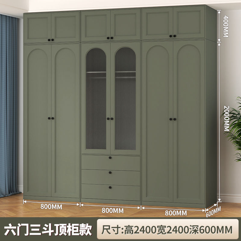 家用钢制衣柜卧室小户型铁艺挂衣柜组合儿童衣橱夹缝柜储物柜