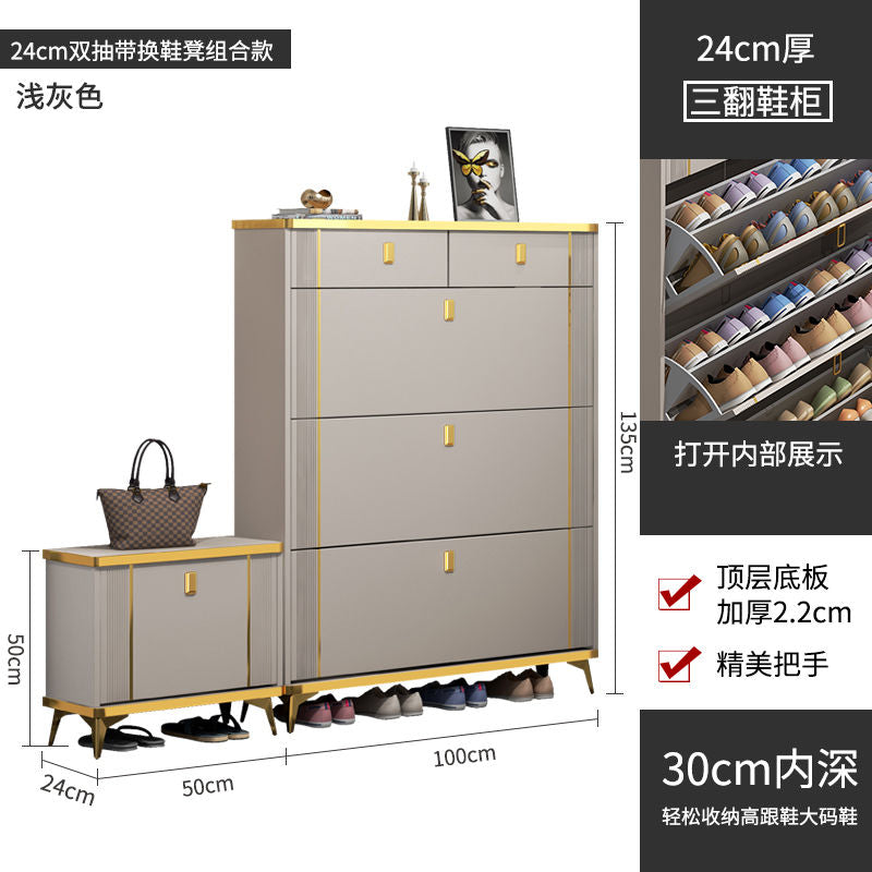 超薄翻斗鞋柜子多功能多层门口进门靠墙玄关柜大容量超大收纳鞋架
