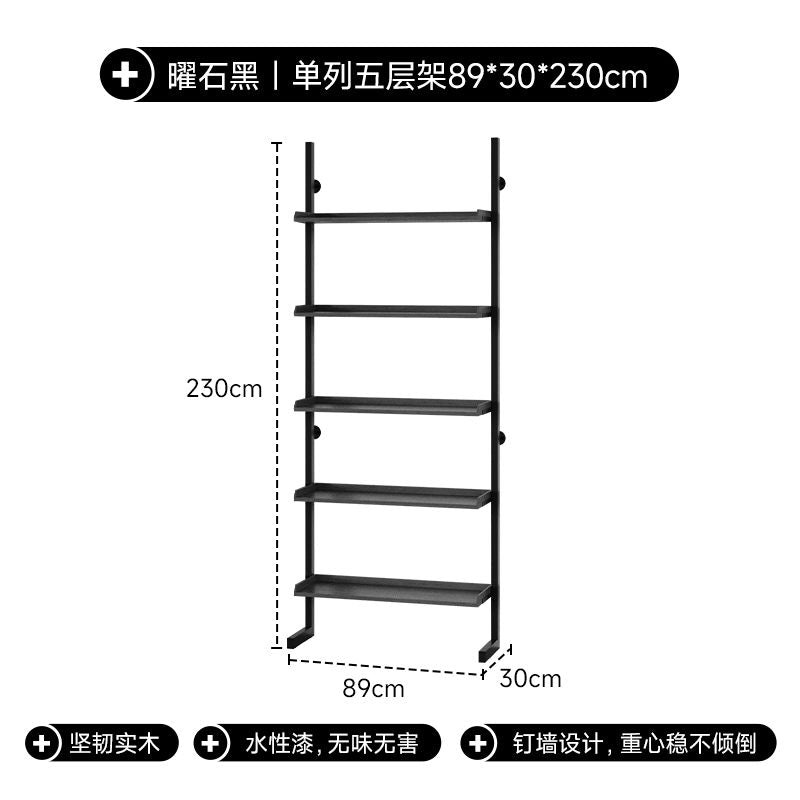 实木展示柜书架一体靠墙办公家用2024高端落地款文件柜分层置物架