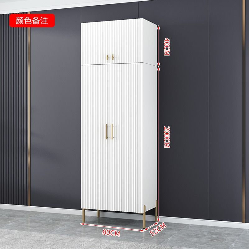 简约轻奢衣柜家用卧室用小户型简约柜子出租房用组装衣橱高级网红