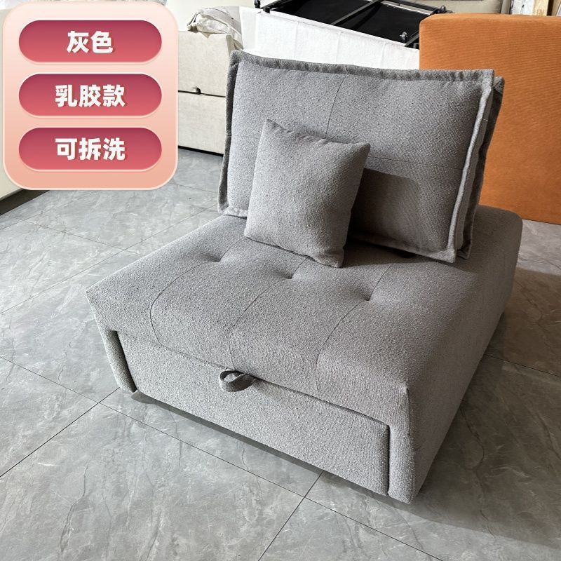 家用小沙发床单人折叠床小户型折叠可躺伸缩式客厅贵妃椅布艺沙发
