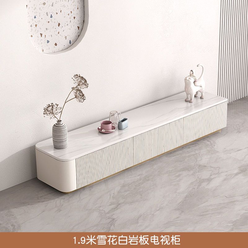 电视柜岩板北欧轻奢简约现代客厅小户型地台家用电视机柜茶几组合