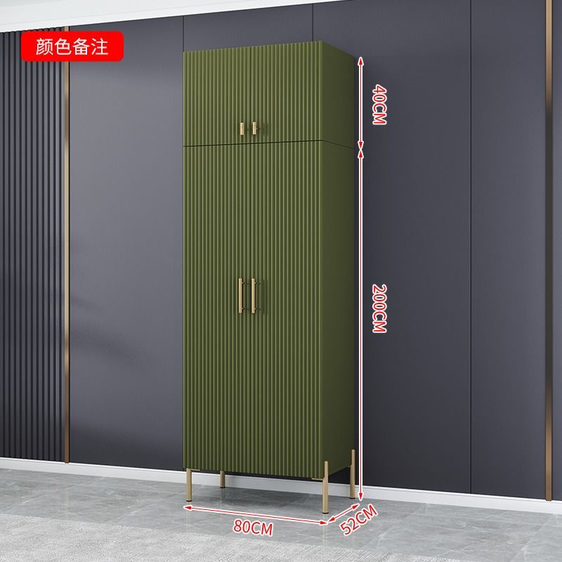 简约轻奢衣柜家用卧室用小户型简约柜子出租房用组装衣橱高级网红