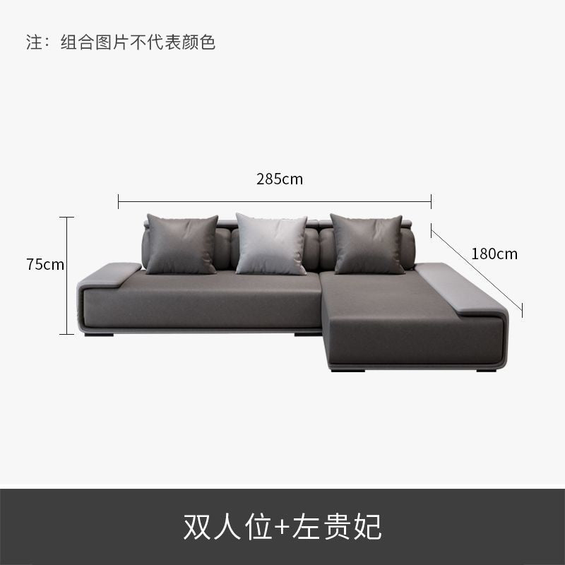 北欧布艺沙发客厅大小户型组合可拆洗现代简约乳胶科技布沙发整装