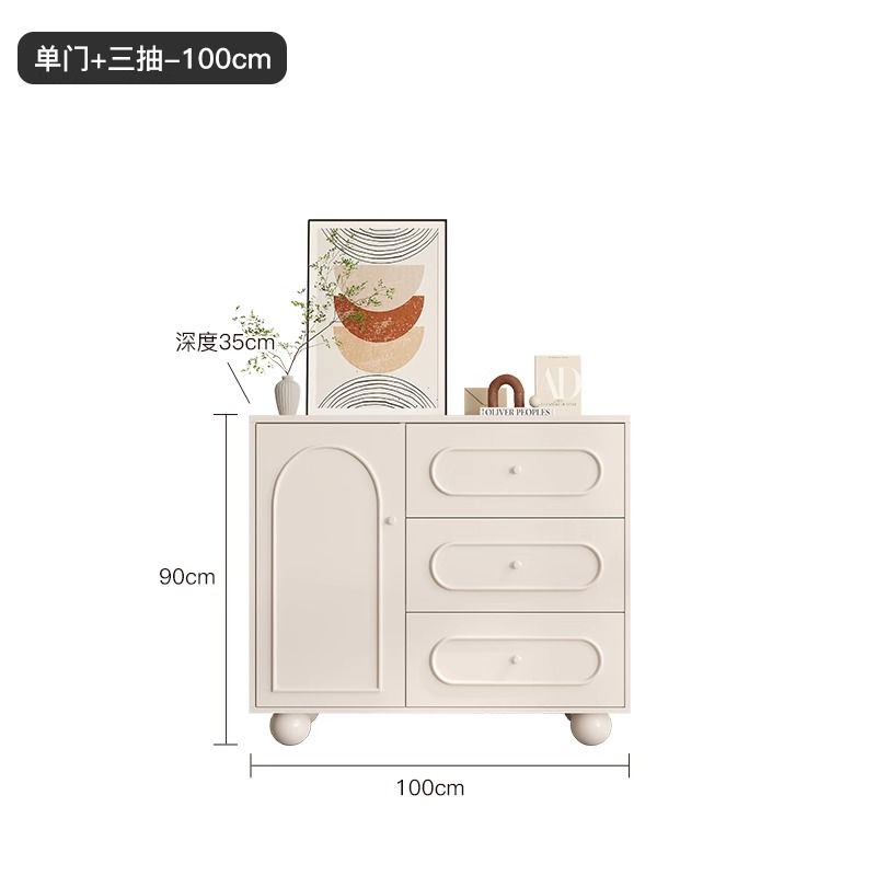 实木餐边柜斗柜小户型轻奢收纳柜储物柜橱柜家用客厅简约靠墙柜子