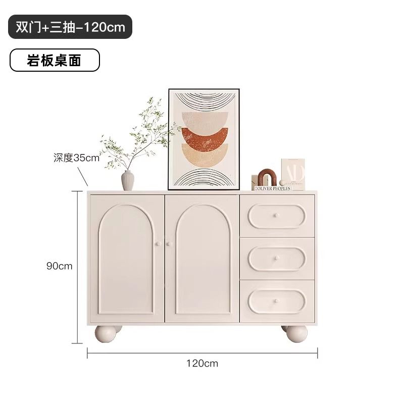 实木餐边柜斗柜小户型轻奢收纳柜储物柜橱柜家用客厅简约靠墙柜子