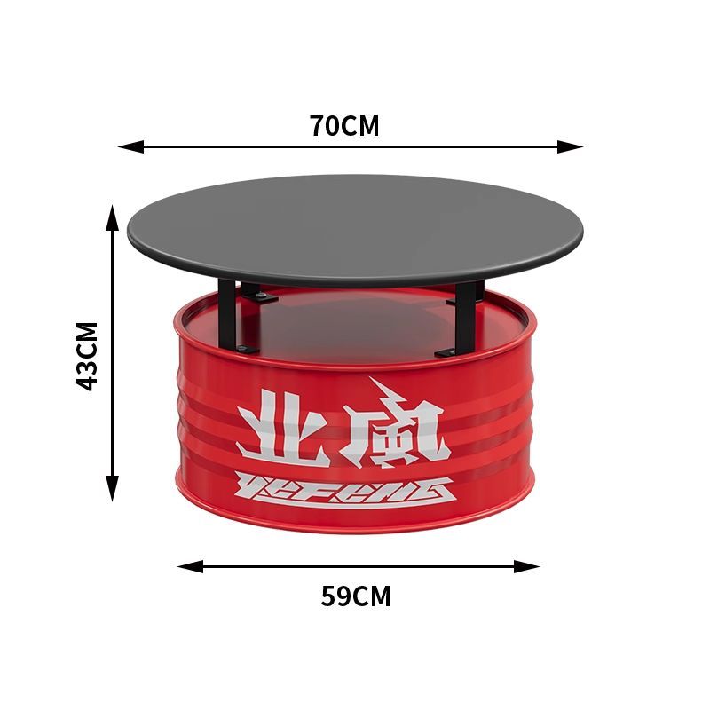 工业风沙发商用创意酒吧健身房油桶桌椅咖啡厅奶茶店洽谈桌椅组合
