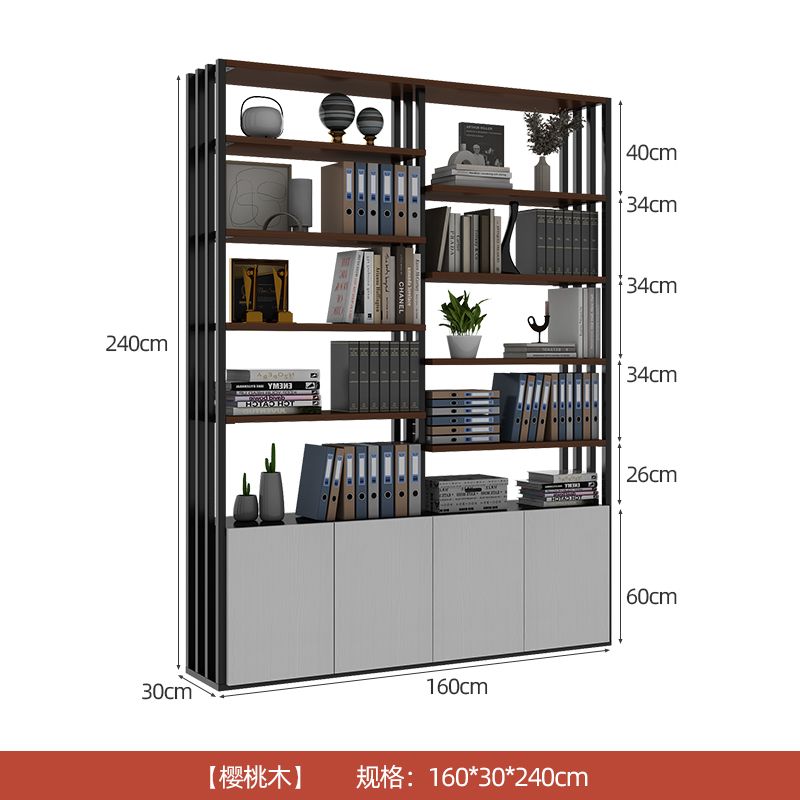 办公室隔断置物架落地餐厅围栏卡座栅栏玄关文件架铁艺屏风隔断柜
