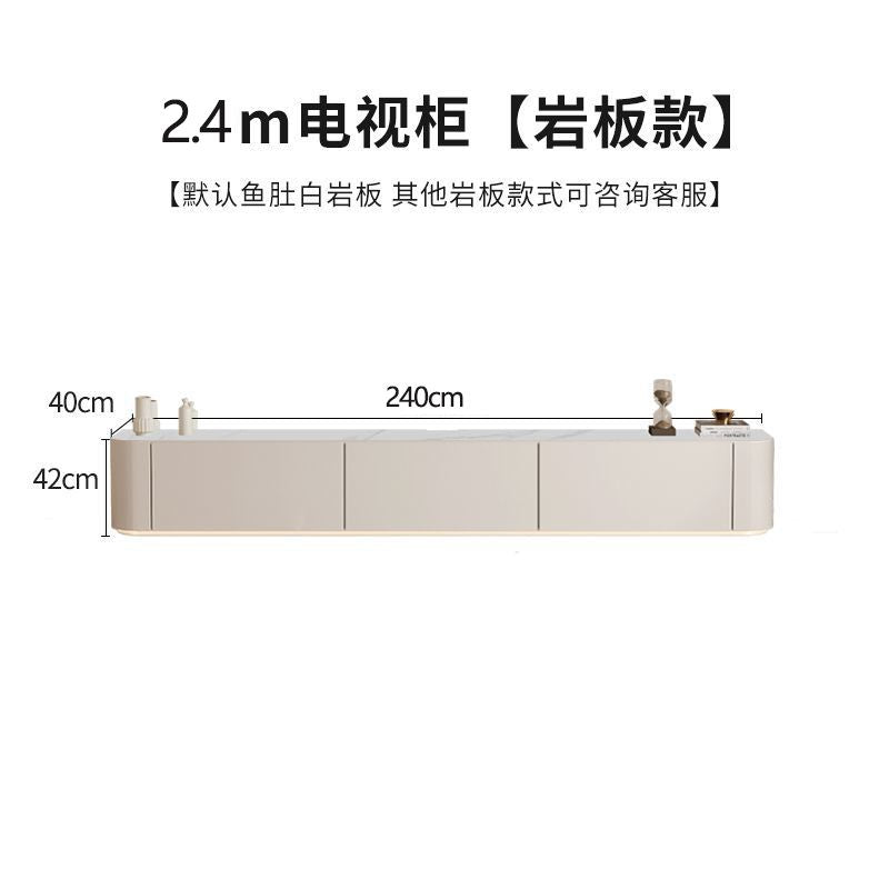簡約客廳風電視櫃現代實木小戶型茶几組合高款白色臥室電視機地櫃
