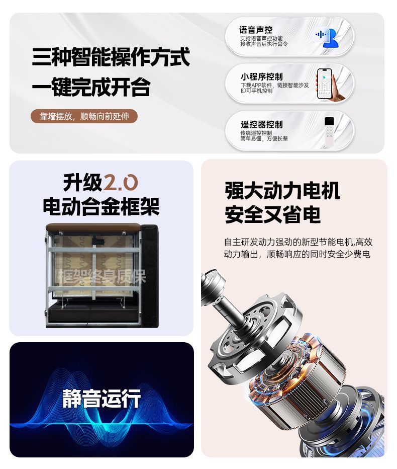 正版勞倫斯電動沙發牀兩用簡約客廳真皮沙發牀可伸縮可睡一鍵可躺