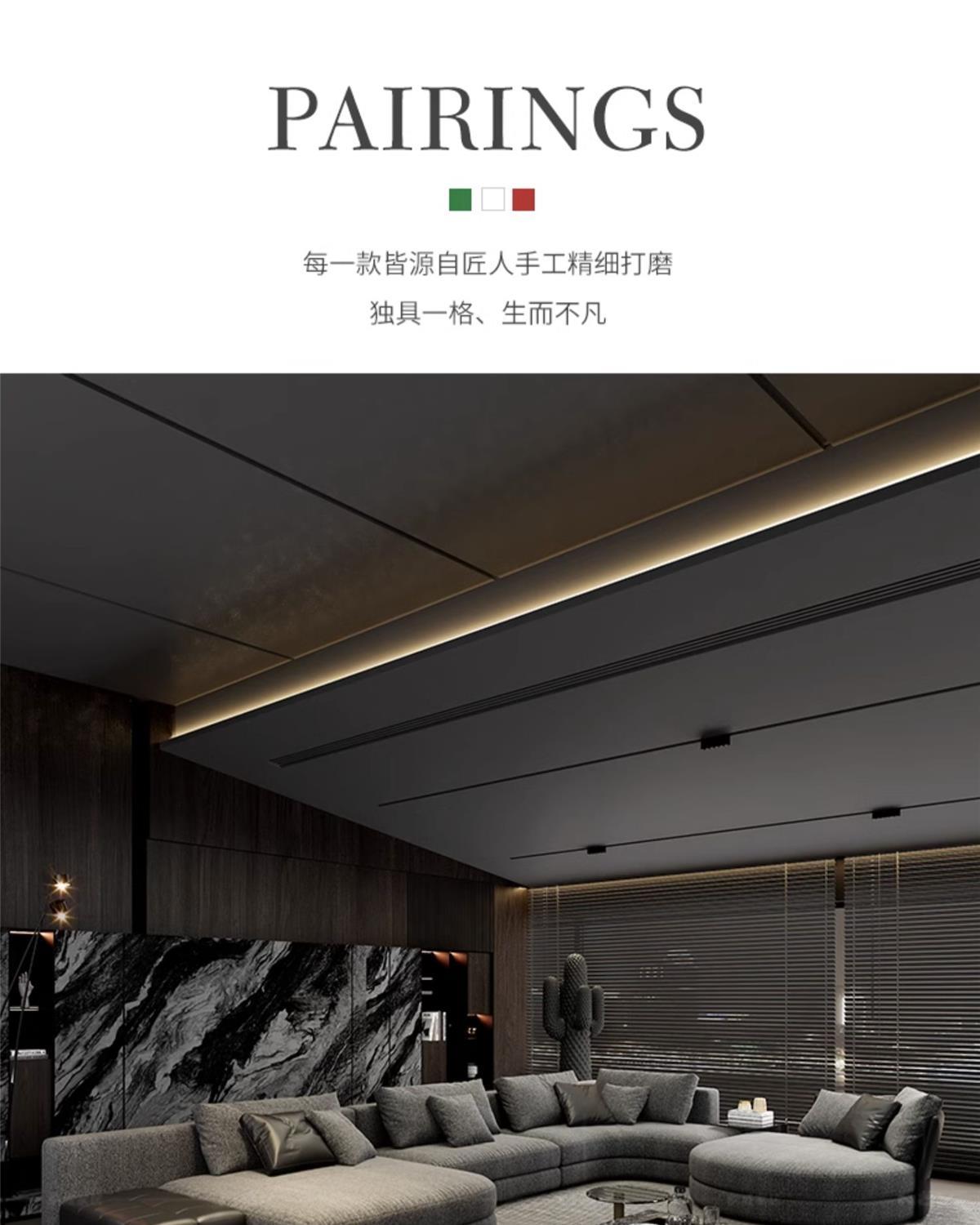 新款異形貴妃沙發意式極簡羊羔絨大u型輕奢現代別墅客廳奢華