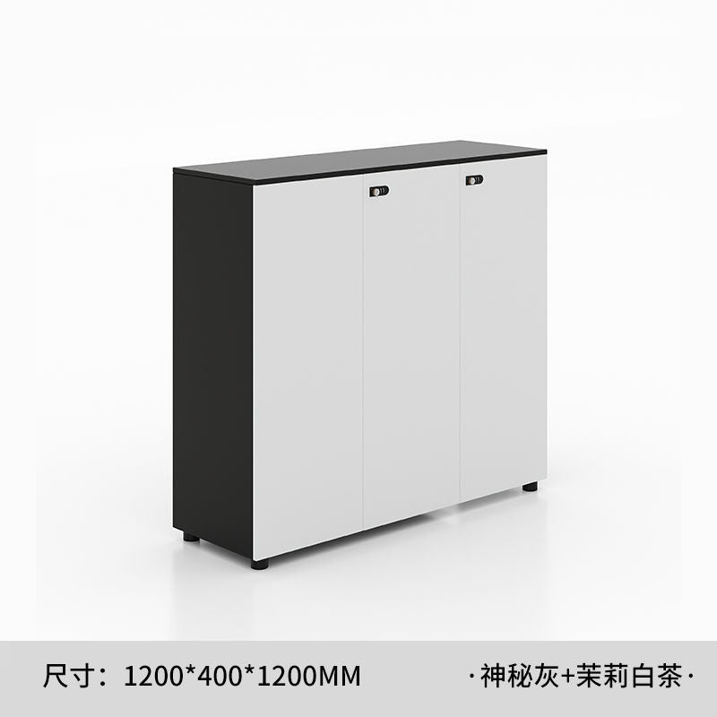 办公室文件柜资料档案柜密码锁柜子储物柜简约组合办公柜地柜矮柜