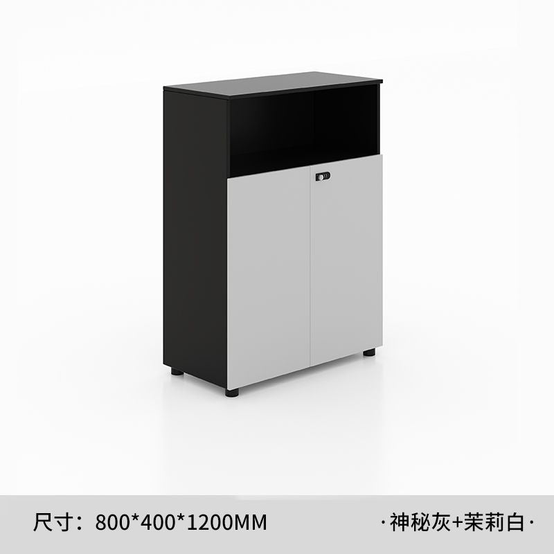 办公室文件柜资料档案柜密码锁柜子储物柜简约组合办公柜地柜矮柜
