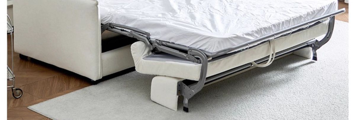 小戶型沙發牀翻轉折疊一體兩用2025新款帶牀墊可伸縮摺疊客廳沙發
