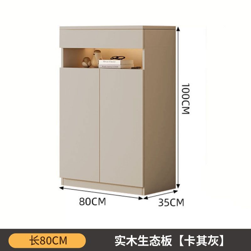 定製實木鞋櫃家用門口新款入戶大容量儲物櫃玄關收納陽臺多層鞋架