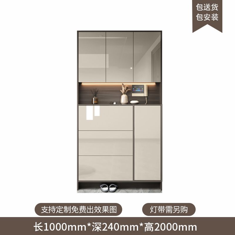 定製超薄鞋櫃家用門口18cm新款收納玄關櫃現代簡約門後翻鬥儲物櫃