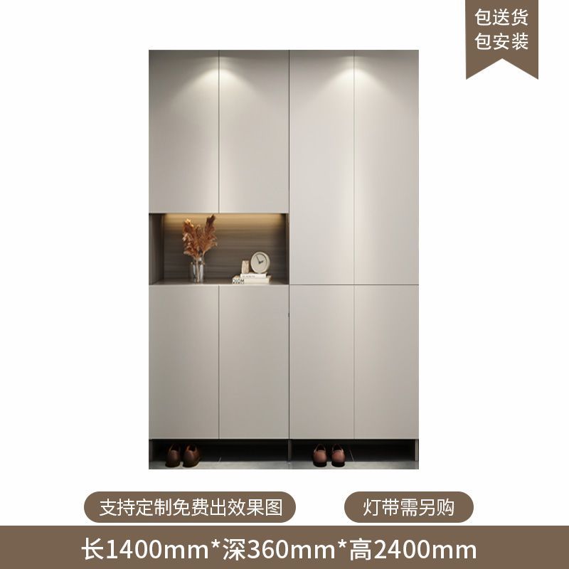 定製進門入戶鞋櫃家用門口一體坐凳靠牆大容量現代簡約玄關鞋櫃