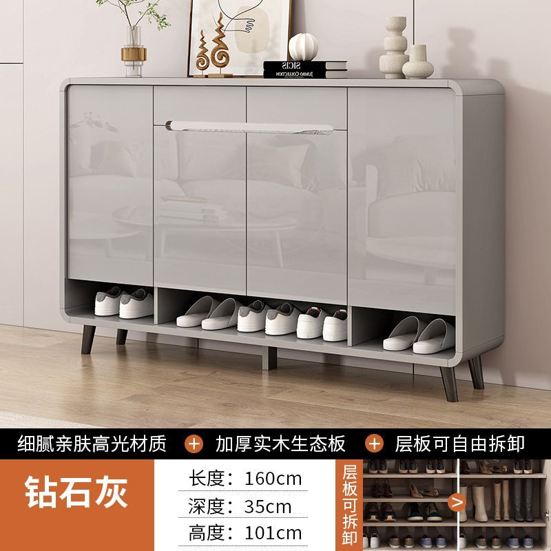 鞋櫃2025新款鞋櫃家用門口入戶收納大容量儲物櫃家用靠牆玄關鞋架