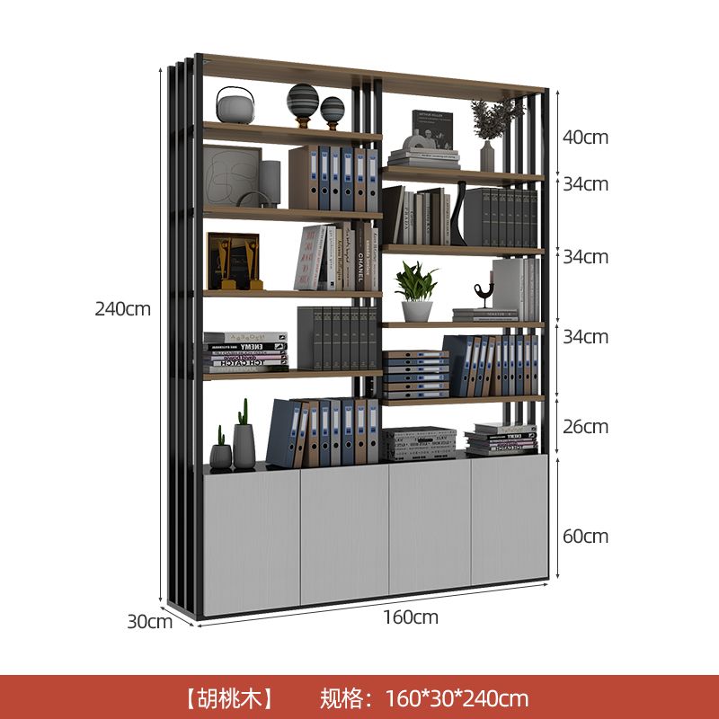 办公室隔断置物架落地餐厅围栏卡座栅栏玄关文件架铁艺屏风隔断柜