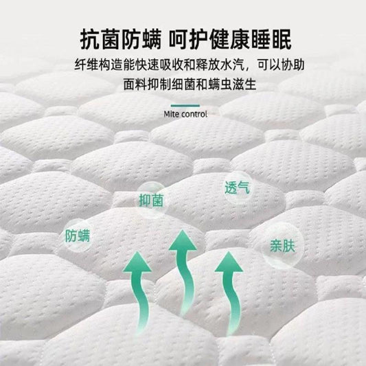 全拆式記憶棉乳膠3D牀墊壓縮捲包獨立袋彈簧席夢思家用軟牀墊護脊