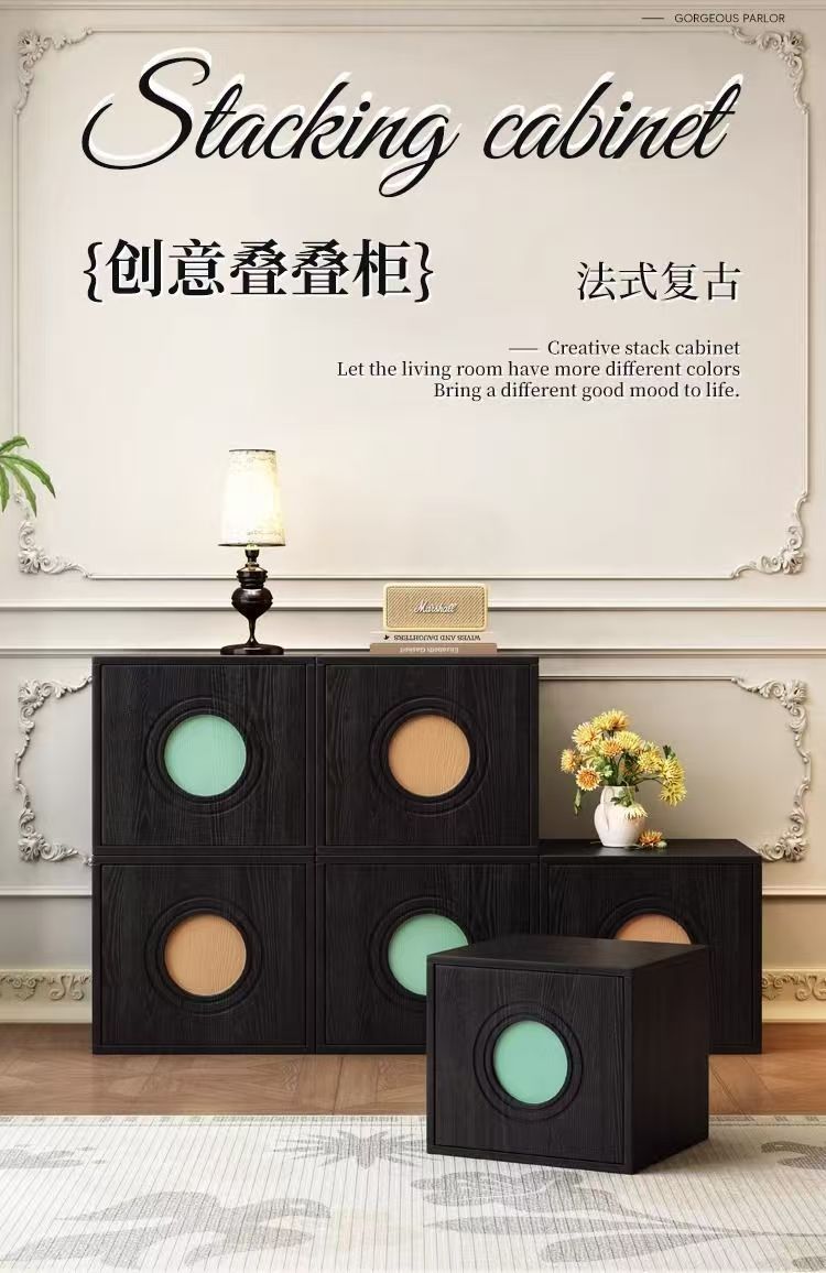 中古牀頭櫃臥室櫃收納櫃電視櫃組合鬥櫃實木卡門櫃客廳落地櫃新款