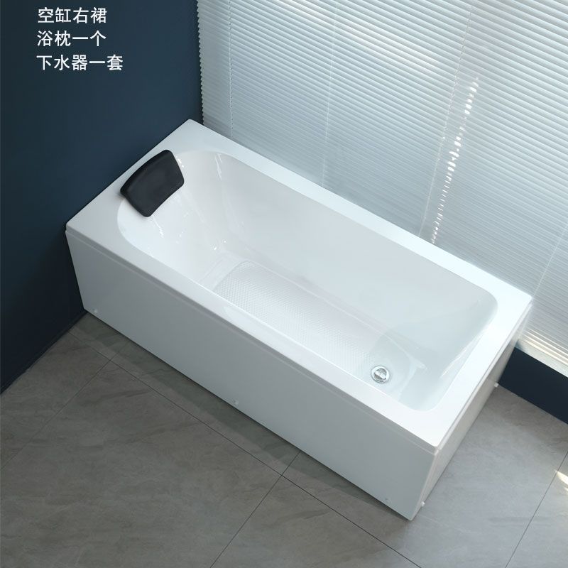 长方形浴缸家用小户型亚克力成人智能恒温冲浪按摩酒店加热浴盆
