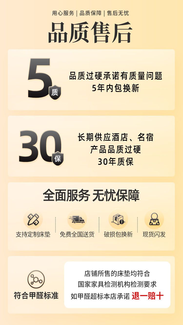 藍色壓縮捲包盒子牀墊記憶棉獨立彈簧席夢思天然乳膠酒店軟硬墊厚