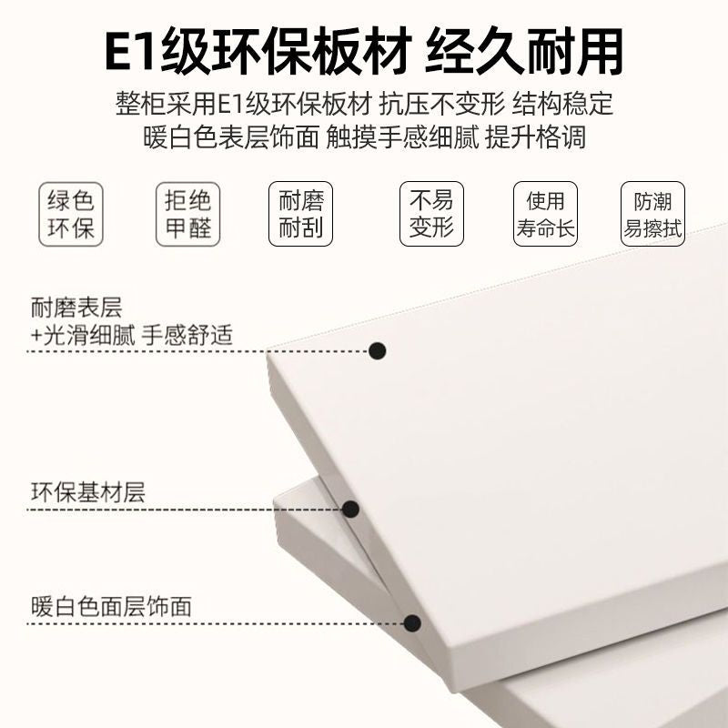 梳妆台卧室化妆台斗柜一体主卧收纳柜奶油风书桌新款可伸缩化妆桌
