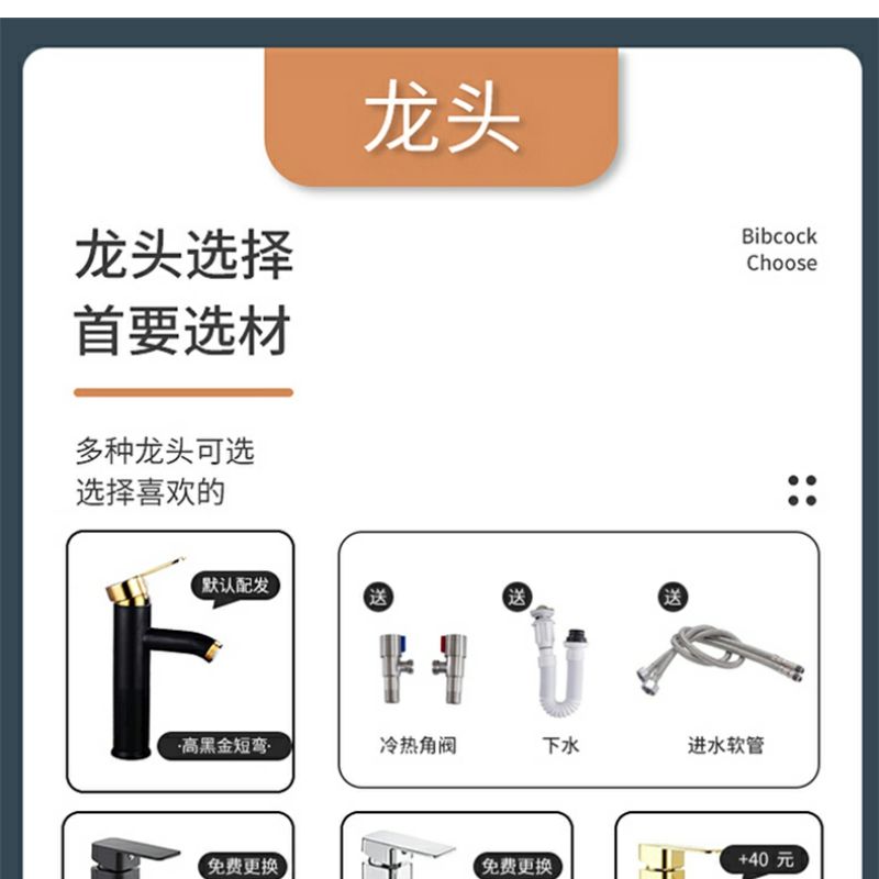 浴室櫃組合輕奢巖板一體盆衛生間洗手池洗臉盆洗漱臺智能鏡櫃套裝