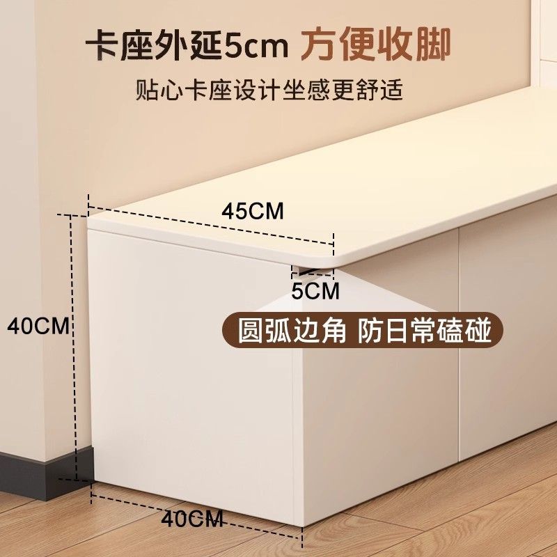 餐边柜靠墙一体收纳储物柜客厅家用酒柜旋转可调节小户型餐桌卡座