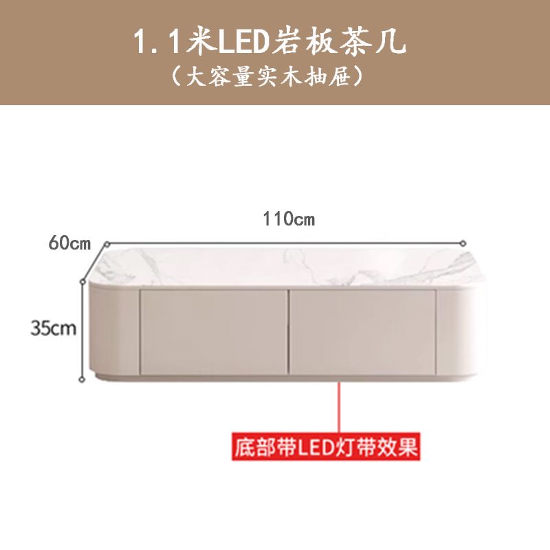 簡約客廳風電視櫃現代實木小戶型茶几組合高款白色臥室電視機地櫃