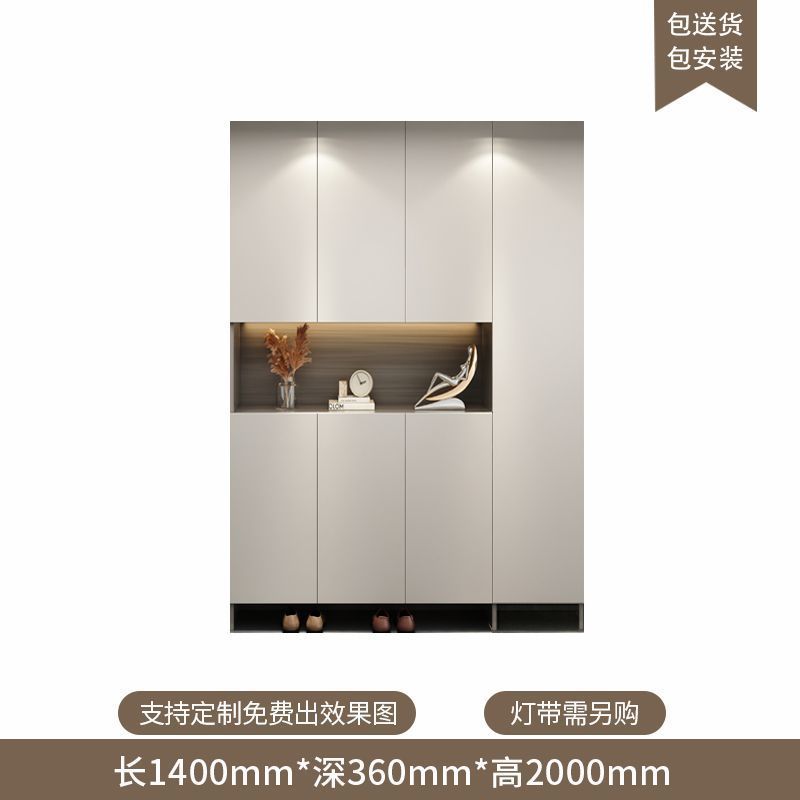 定製進門入戶鞋櫃家用門口一體坐凳靠牆大容量現代簡約玄關鞋櫃