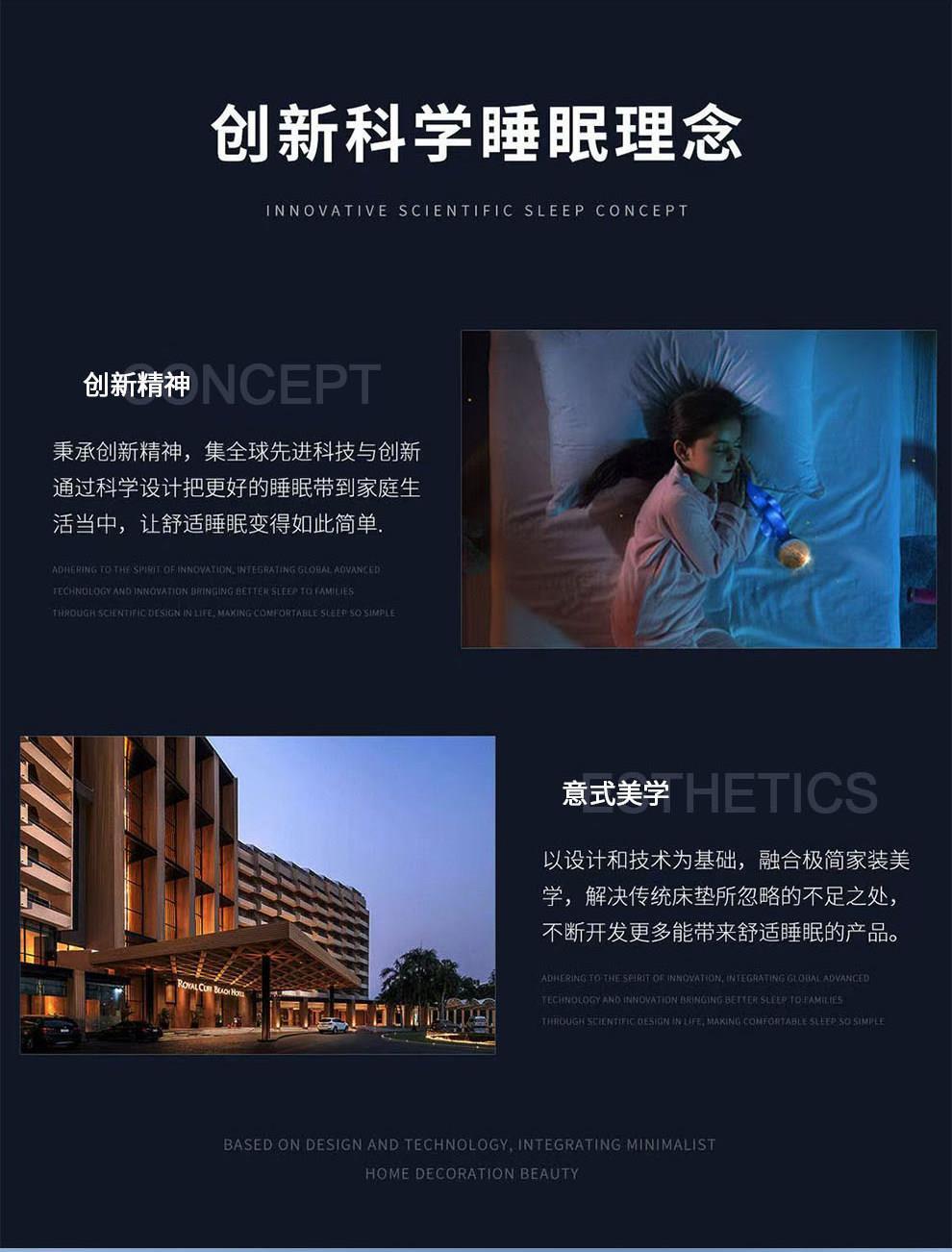 壓縮捲包盒子獨立彈簧牀墊家用乳膠席夢思偏軟雙面酒店厚墊子