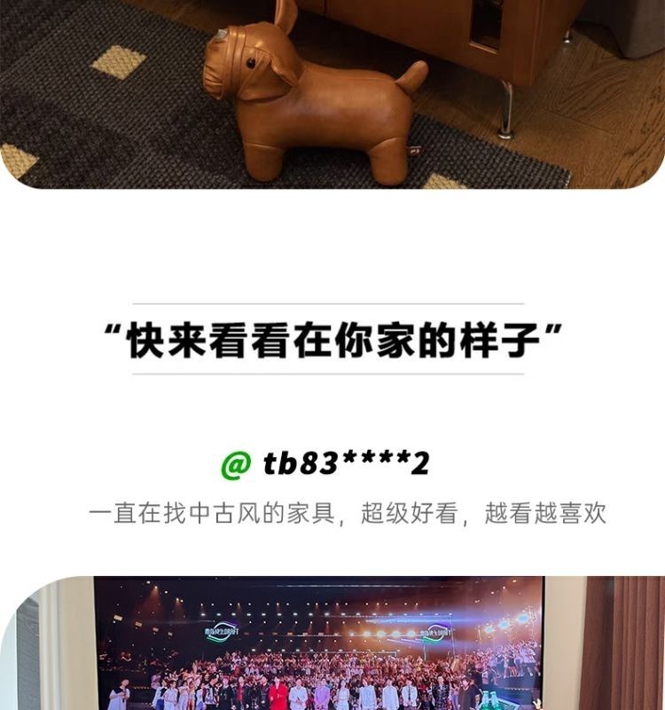 北歐實木電視櫃中古現代簡約小戶型客廳復古儲物櫃法式奶油風地櫃