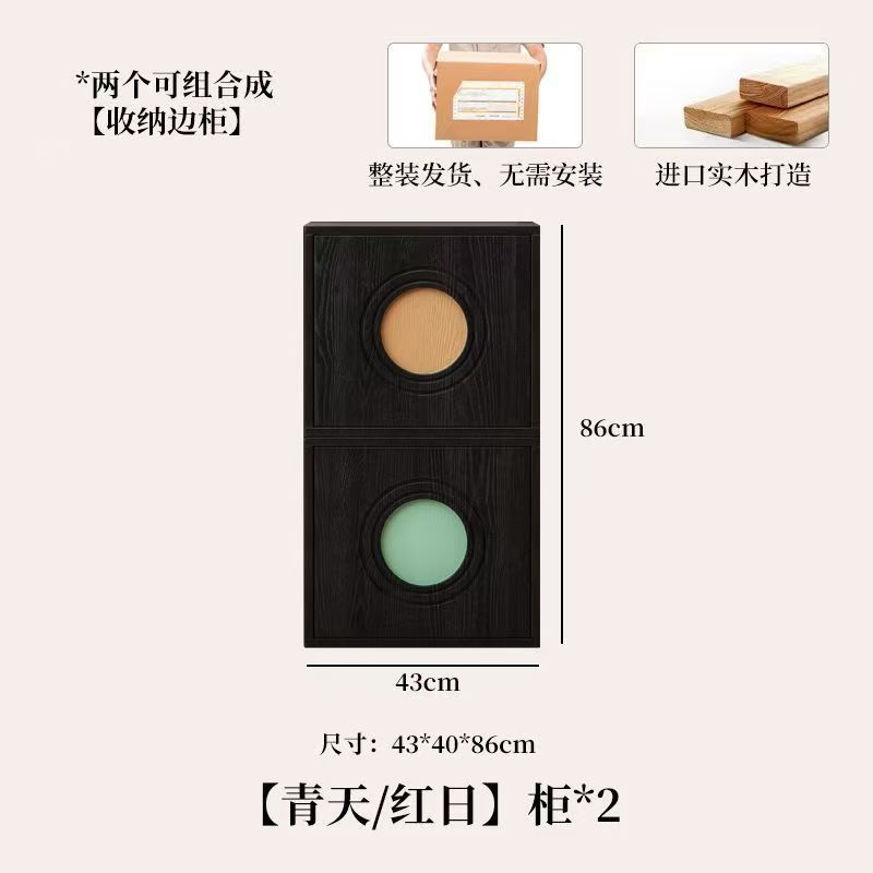 中古牀頭櫃臥室櫃收納櫃電視櫃組合鬥櫃實木卡門櫃客廳落地櫃新款