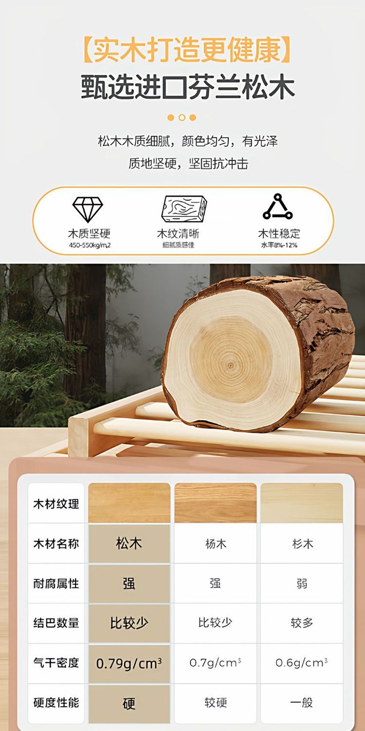 實木上下牀雙層牀高低兒童小戶型兩層多功能子母牀上木牀鋪牀二層