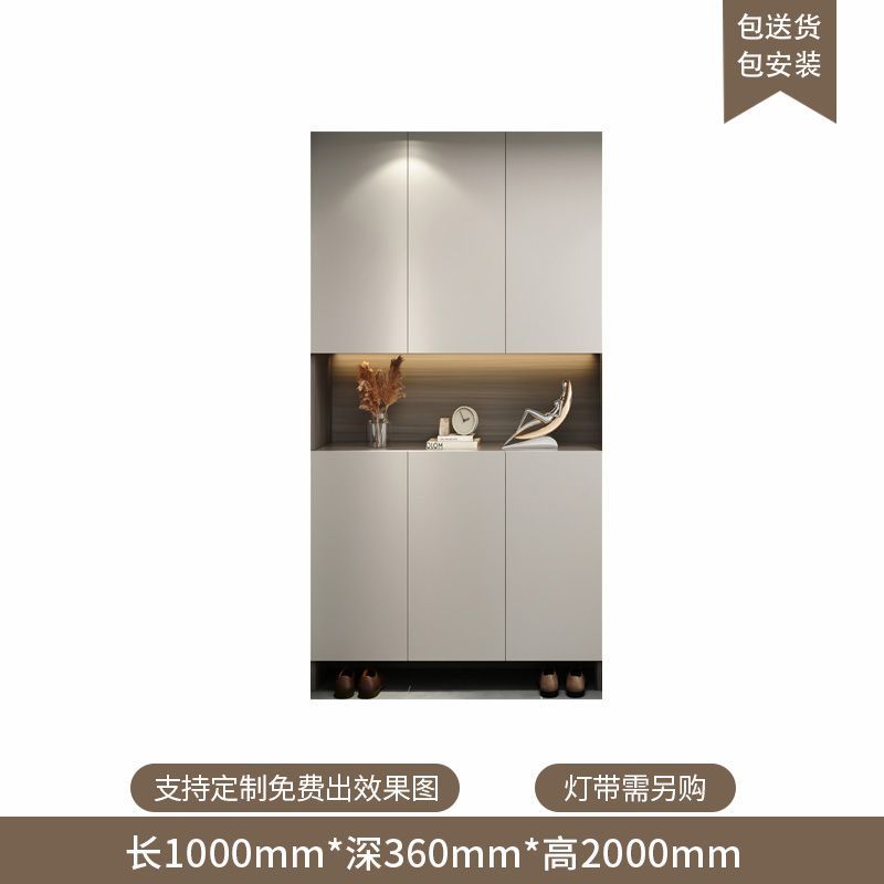 定製進門入戶鞋櫃家用門口一體坐凳靠牆大容量現代簡約玄關鞋櫃
