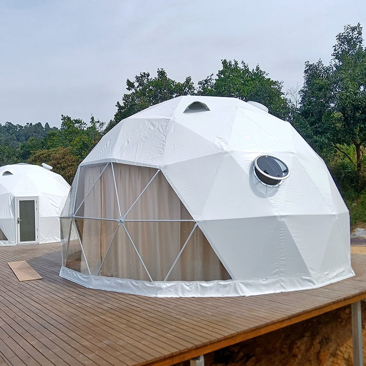 定制户外露营星空房营地星空帐篷半透明遮阳防雨网红球形民宿帐篷