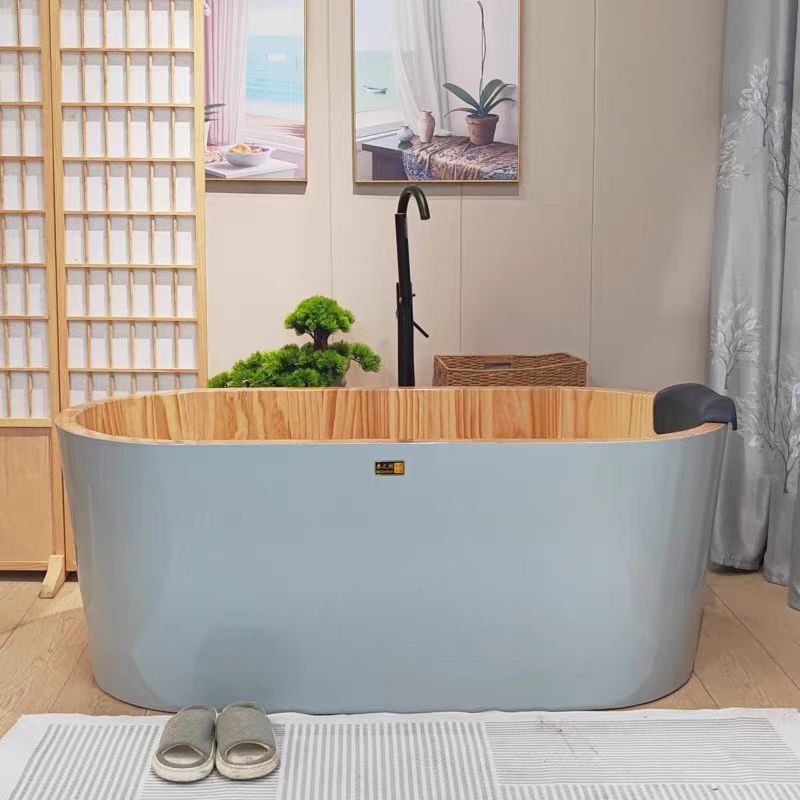獨立日式木質獨立式浴缸泡澡木桶小戶型家用酒店民宿雙人成人浴盆
