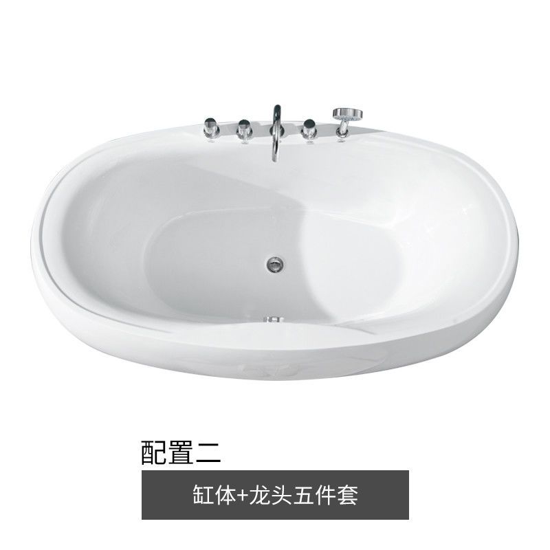 按摩浴缸独立式单人日式网红浴盆恒温加热情侣冲浪家用成人卫生间