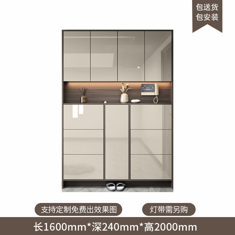 定製超薄鞋櫃家用門口18cm新款收納玄關櫃現代簡約門後翻鬥儲物櫃