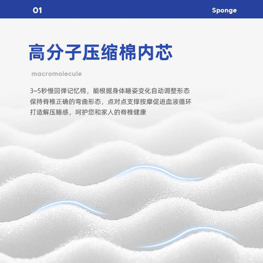 壓縮牀墊酒店獨立彈簧牀墊軟墊家用護脊席夢思壓縮捲包