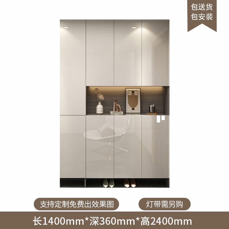 定製入戶玄關鞋櫃家用門口新款輕奢客廳隔斷櫃大容量多層儲物櫃