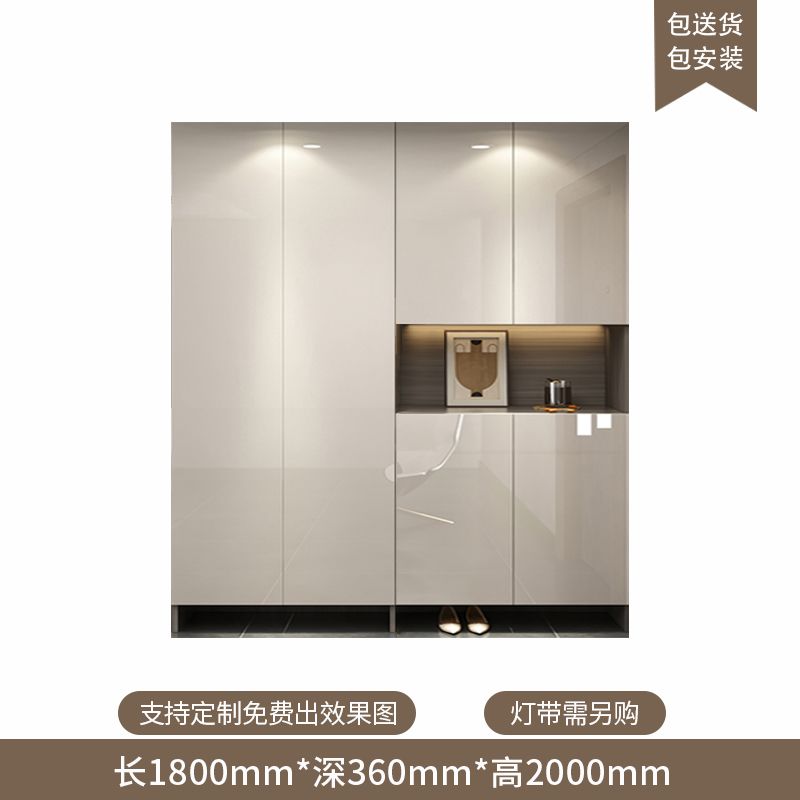 定製入戶玄關鞋櫃家用門口新款輕奢客廳隔斷櫃大容量多層儲物櫃
