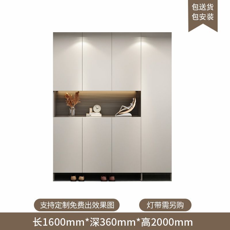 定製進門入戶鞋櫃家用門口一體坐凳靠牆大容量現代簡約玄關鞋櫃