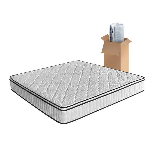 攸萊爾酒店民宿席夢思2.2m壓縮捲包獨立靜音彈簧家用超軟雙人牀墊