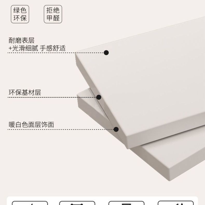 梳妆台卧室化妆台斗柜一体主卧收纳柜奶油风书桌新款可伸缩化妆桌