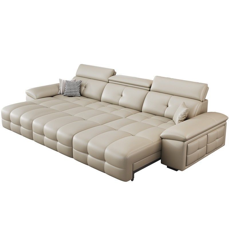 楓鹿意式極簡勞倫斯零靠牆電動可伸縮沙發客廳智能多功能電動沙發